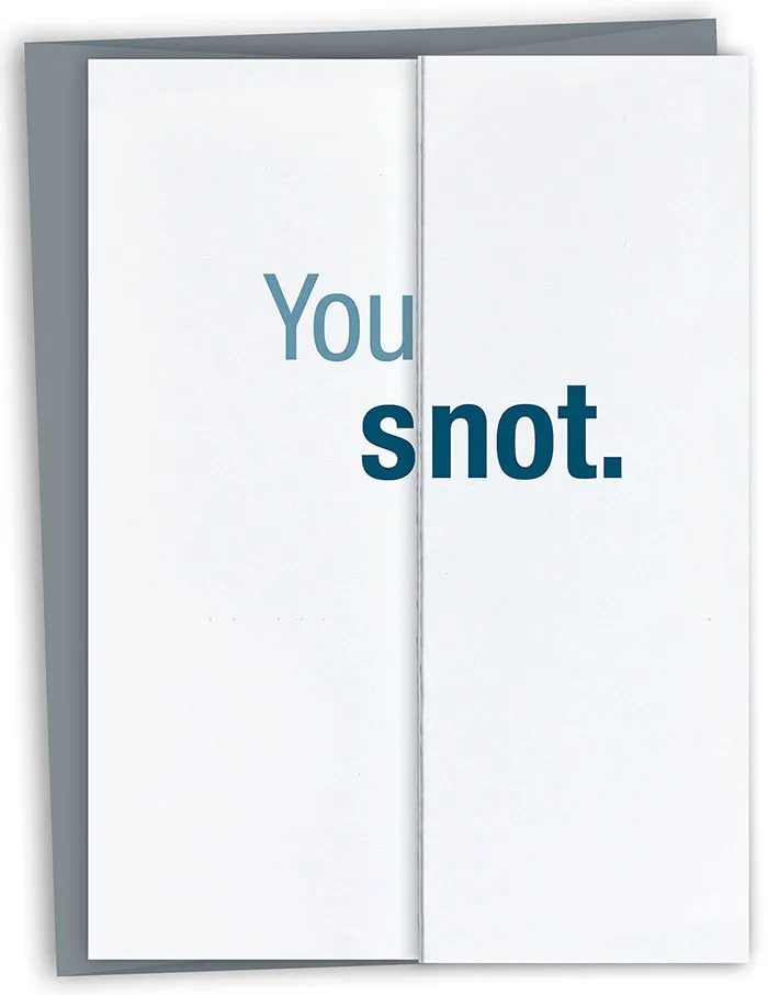 65 Seemingly Offensive Fold-Out Greeting Cards With Hidden Messages Inside