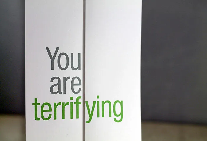 65 Seemingly Offensive Fold-Out Greeting Cards With Hidden Messages Inside