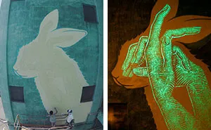 Glow-In-The-Dark Murals That Will Surprise You At Night