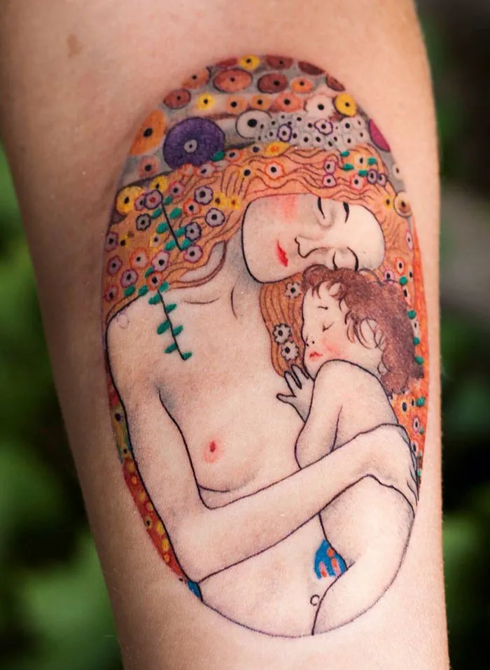 29 Gustav Klimt Tattoos To Show Your Artistic Side