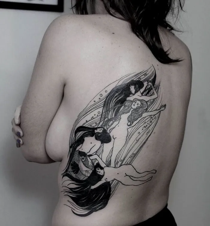 29 Gustav Klimt Tattoos To Show Your Artistic Side
