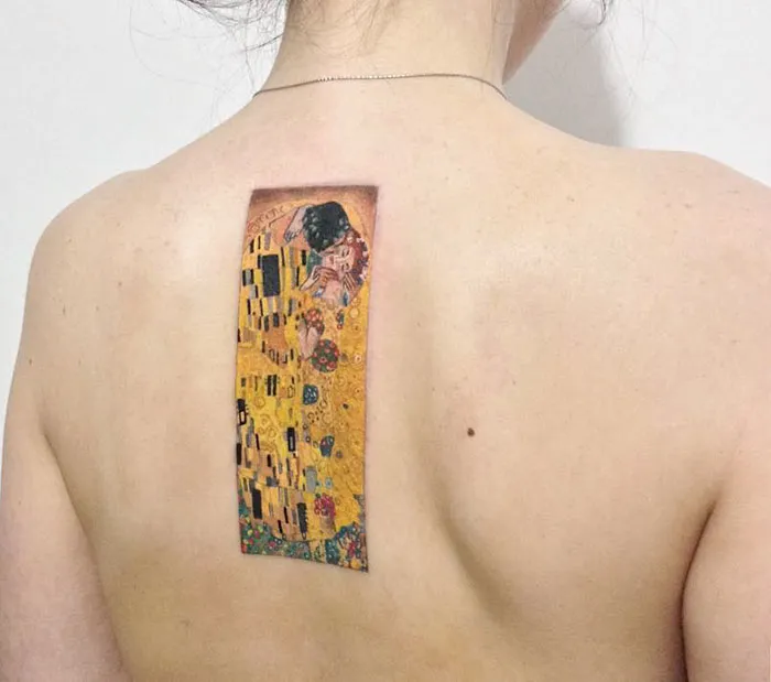 29 Gustav Klimt Tattoos To Show Your Artistic Side