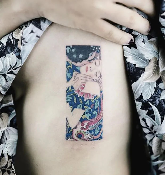 29 Gustav Klimt Tattoos To Show Your Artistic Side