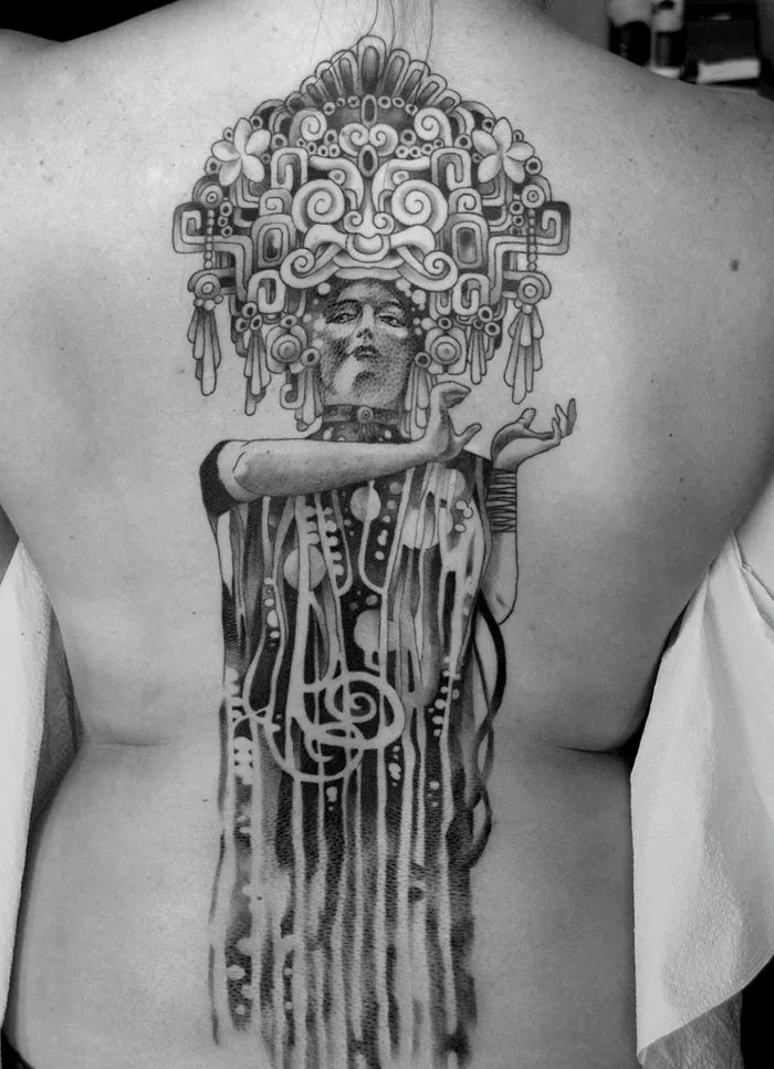 29 Gustav Klimt Tattoos To Show Your Artistic Side