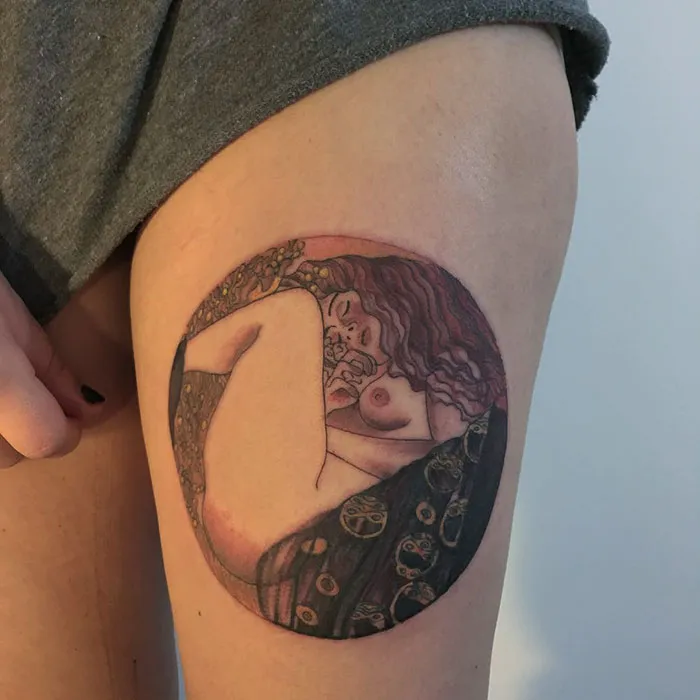 29 Gustav Klimt Tattoos To Show Your Artistic Side