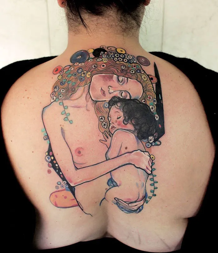29 Gustav Klimt Tattoos To Show Your Artistic Side