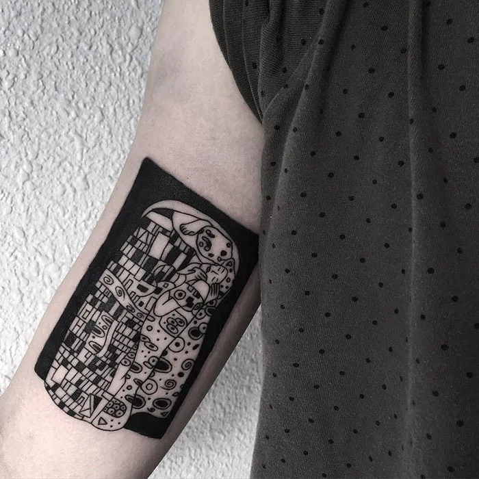 29 Gustav Klimt Tattoos To Show Your Artistic Side