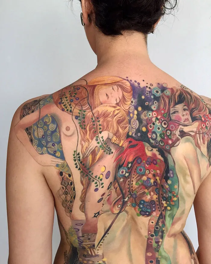 29 Gustav Klimt Tattoos To Show Your Artistic Side