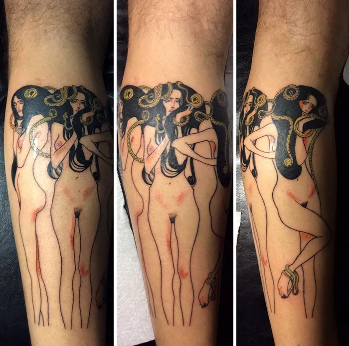 29 Gustav Klimt Tattoos To Show Your Artistic Side