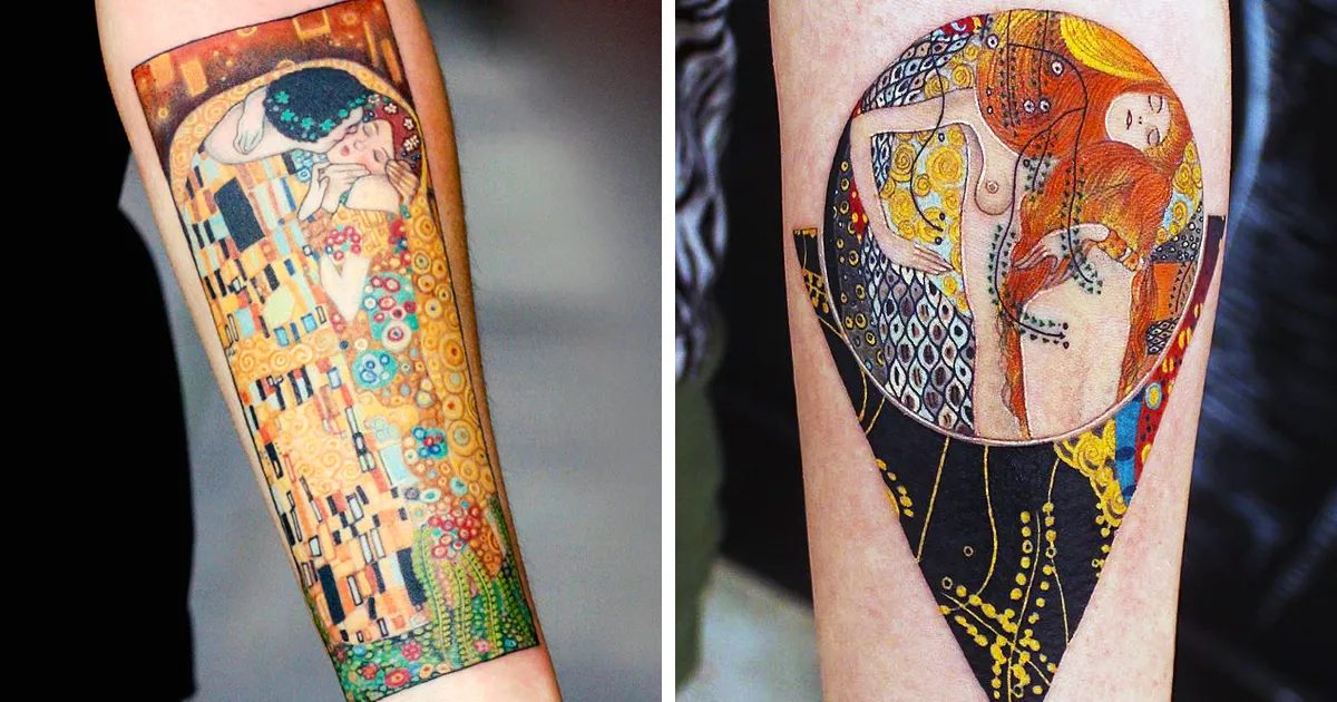 14 Tatuajes de obras de Gustav Klimt para mostrar tu lado artístico
