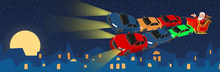 How Many Ubers Would Santa Need?
