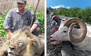 Vet Who Posed With A Dead Lion He Shot, Just Fell 100ft To His Death While Hunting