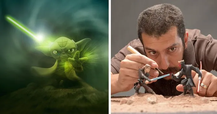 I Use The Force Photographing Toys