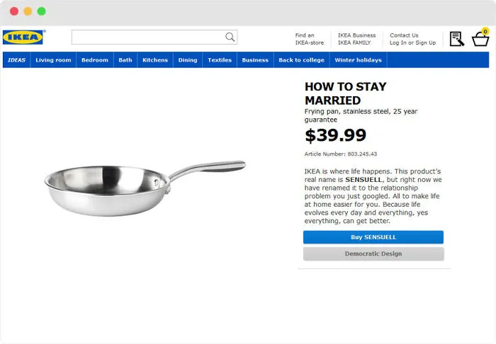 IKEA Renames Products After Most Googled Relationship Problems (101 Pics)