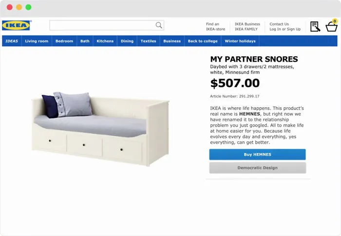 IKEA Renames Products After Most Googled Relationship Problems (101 Pics)