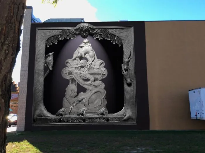 Sculptural Mural Design By Molly Carpenter