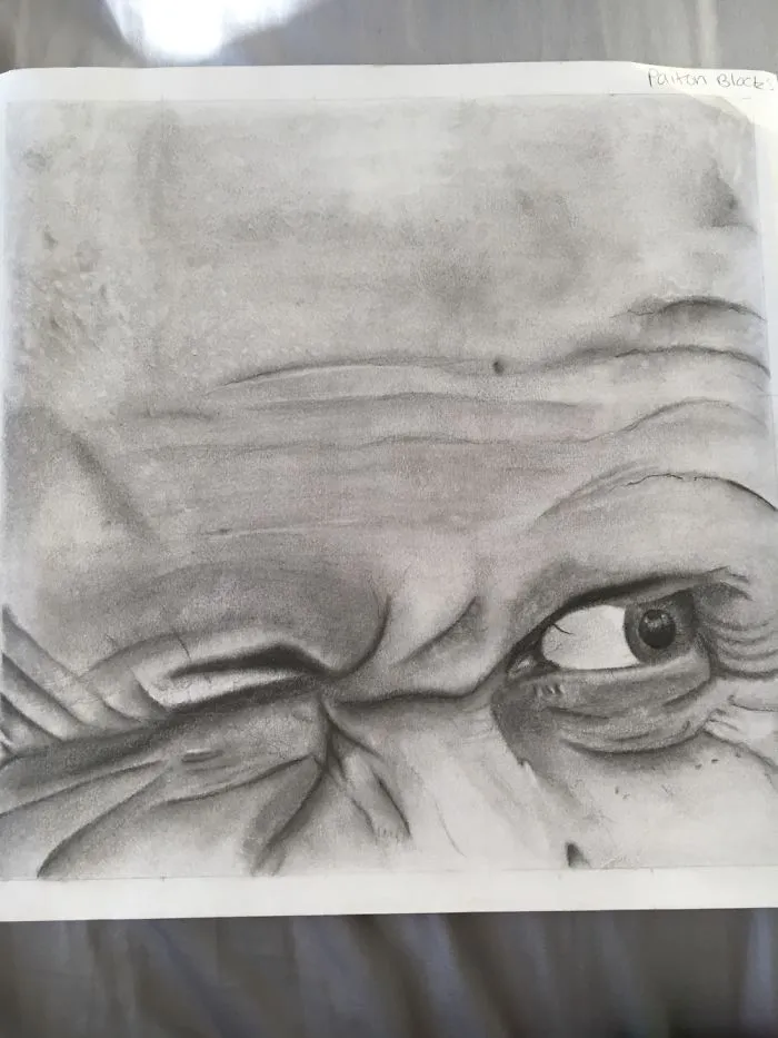 A Man Staring Off Into Space