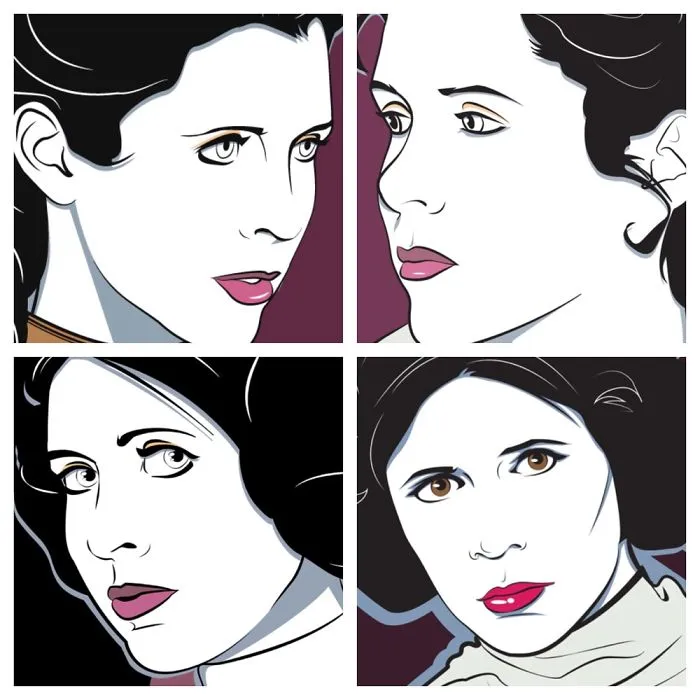 290 Touching Tributes To Late Carrie Fisher By Artists Around The World
