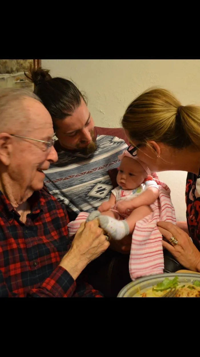 Four Generations On Christmas Day