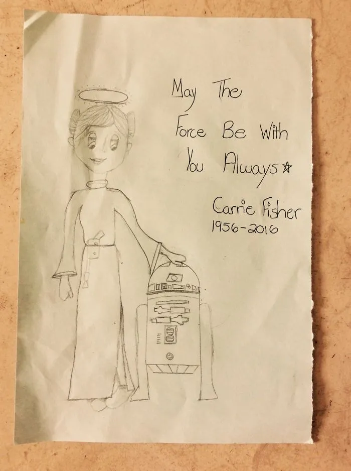 290 Touching Tributes To Late Carrie Fisher By Artists Around The World