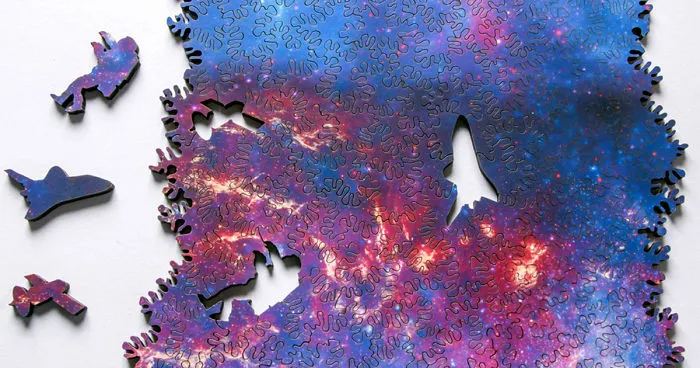 Infinity Galaxy Puzzle That Has No Beginning Or End And Can Be Assembled In Any Direction