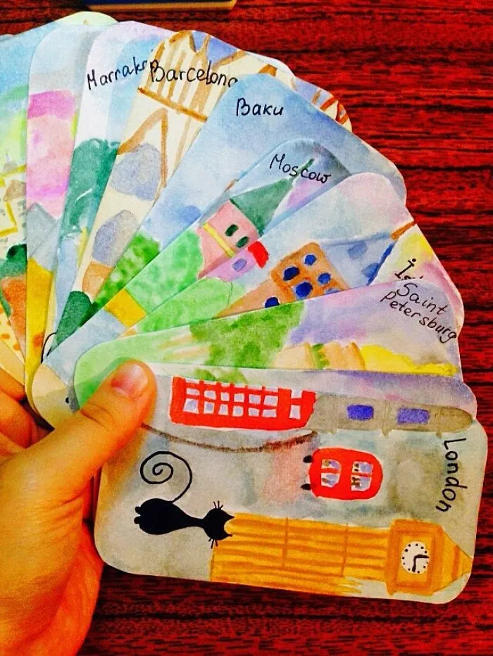 Traveling Cat (watercolor Illustrations)