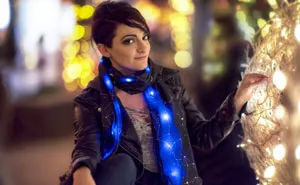 This Starry LED Scarf Will Light Up The Universe Around You