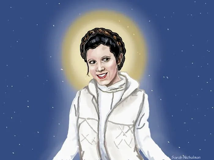 290 Touching Tributes To Late Carrie Fisher By Artists Around The World