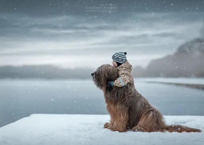 Little Kids And Their Big Dogs