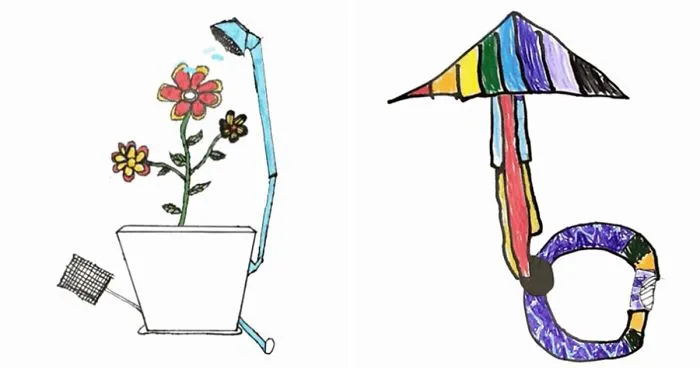 Drawings By Little Inventors Expressing The Most Precious Element In Our Life - Imagination