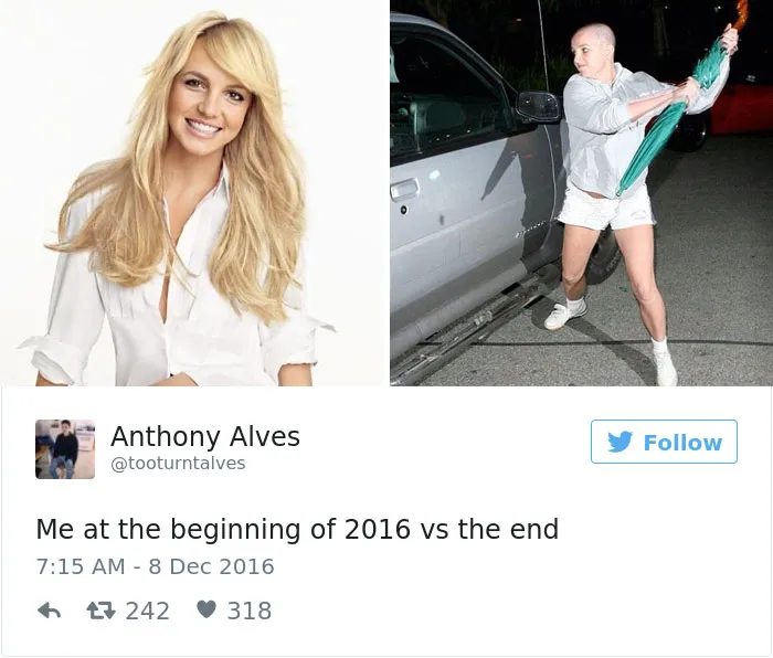 76 Hilarious Before-And-After Transformation Pics Show How 2016 Changed People