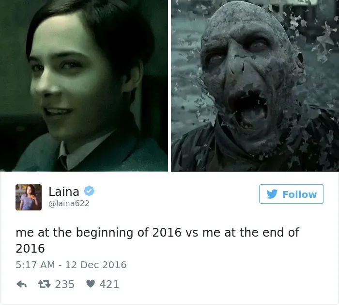 76 Hilarious Before-And-After Transformation Pics Show How 2016 Changed People