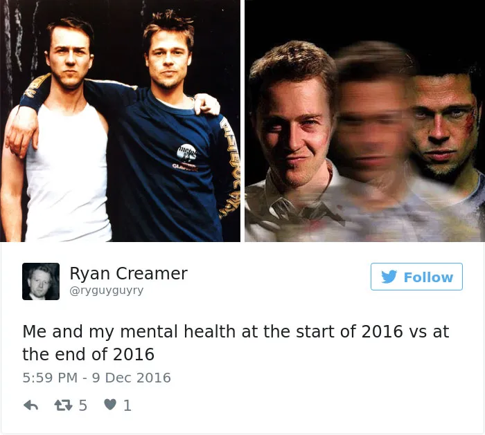 76 Hilarious Before-And-After Transformation Pics Show How 2016 Changed People