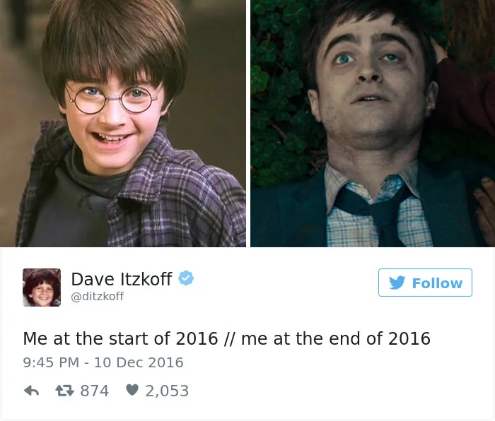 76 Hilarious Before-And-After Transformation Pics Show How 2016 Changed People
