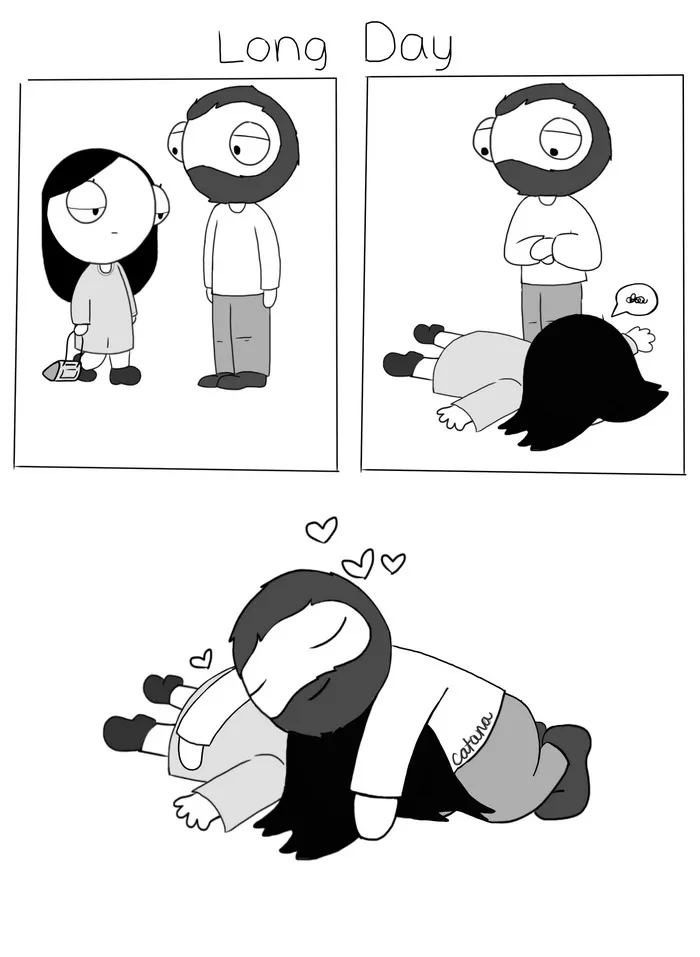 Girlfriend Secretly Illustrates Everyday Life With Her Boyfriend, He Uploads Comics Online And They Go Viral