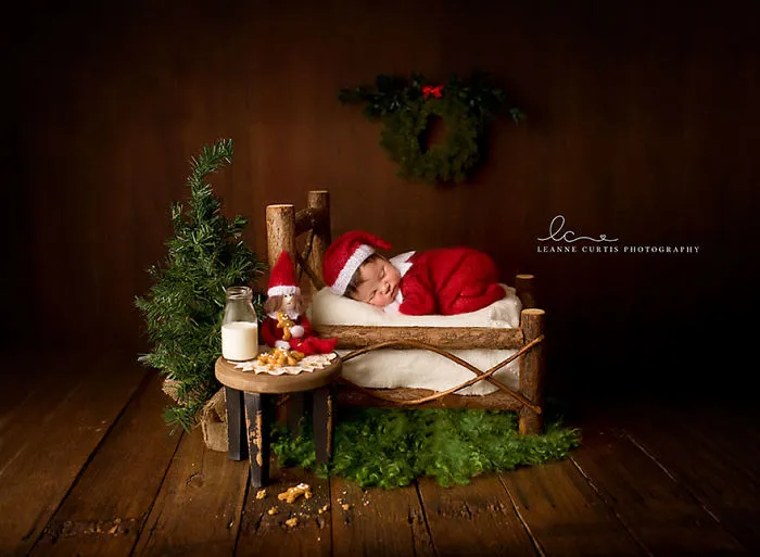 Newborn Baby Christmas Photoshoot