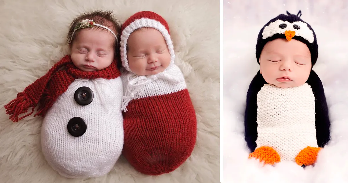 15 Bebés celebrando sus primeras Navidades