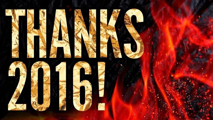 Thank You 2016 #*§!%