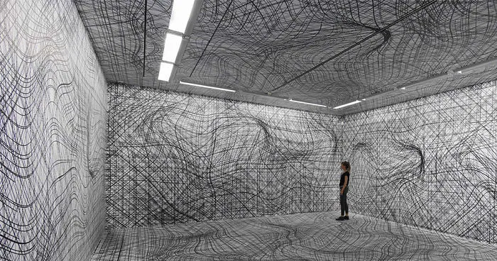 Optical Illusion Rooms By Peter Kogler Will Give You Vertigo