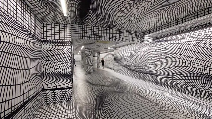 Optical Illusion Rooms By Peter Kogler Will Give You Vertigo