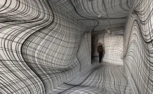 Optical Illusion Rooms By Peter Kogler Will Give You Vertigo