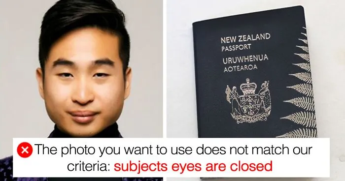New Zealand Passport Photo Checker Rejects Asian Guy's Picture, Says His Eyes Are Closed