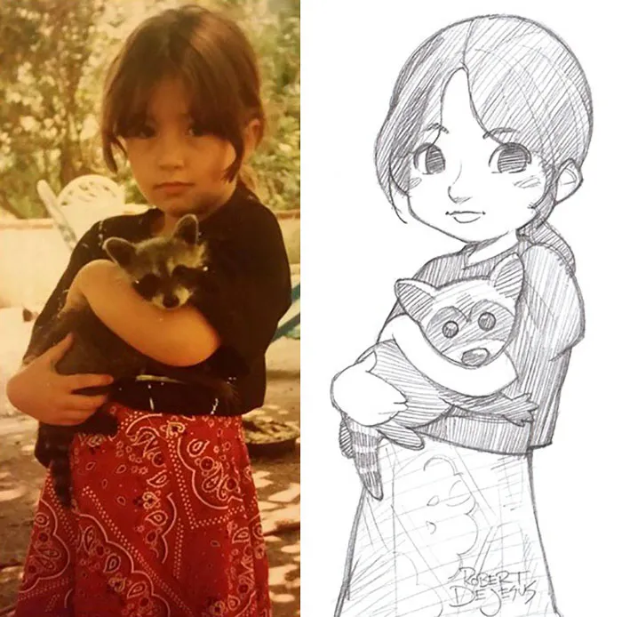 Illustrator Turns People And Their Pets Into Cartoon Characters