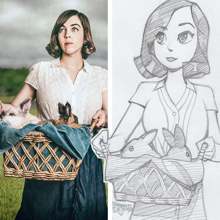 Illustrator Turns People And Their Pets Into Cartoon Characters
