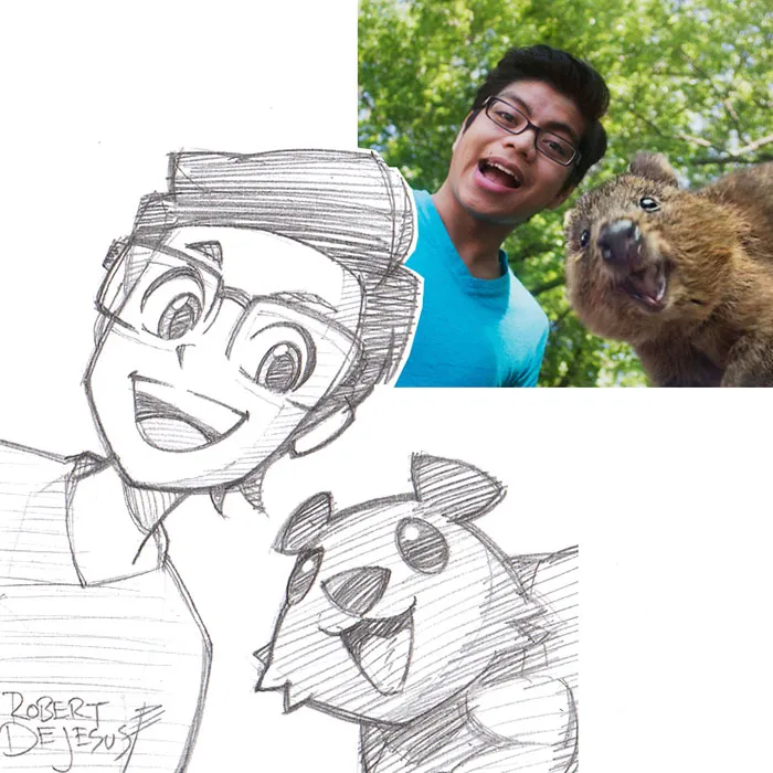 Illustrator Turns People And Their Pets Into Cartoon Characters