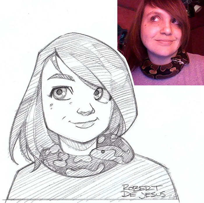Illustrator Turns People And Their Pets Into Cartoon Characters