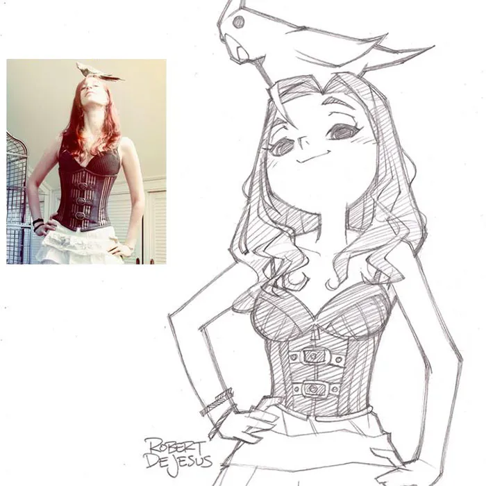 Illustrator Turns People And Their Pets Into Cartoon Characters