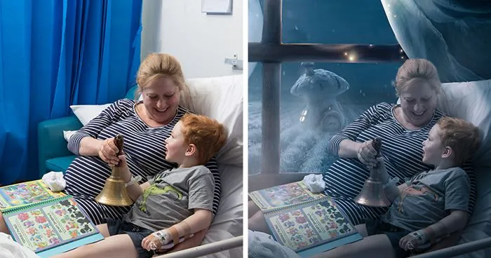 This Photographer Is Using Photoshop To Give Seriously Sick Children A Magical Christmas They Couldn't Have
