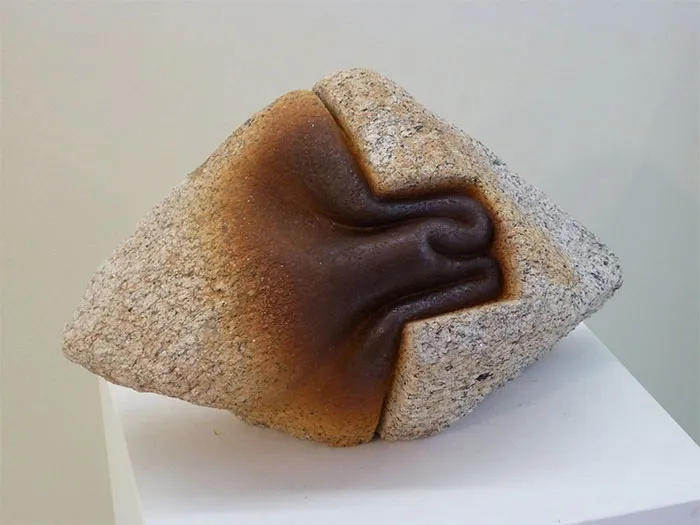 Artist Makes Stone Look Soft By Twisting, Folding And Peeling It