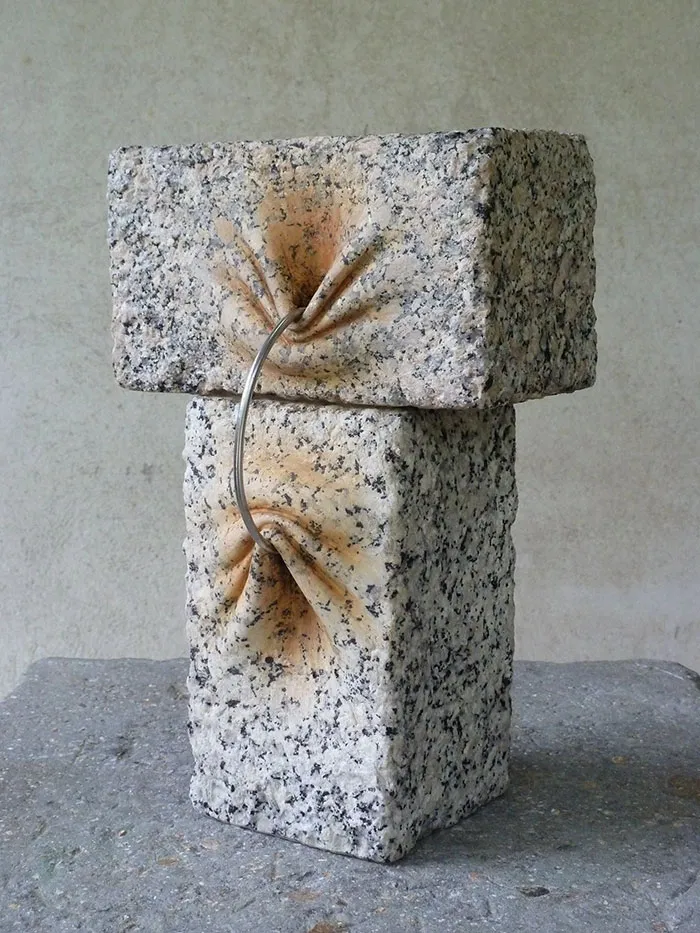 Artist Makes Stone Look Soft By Twisting, Folding And Peeling It